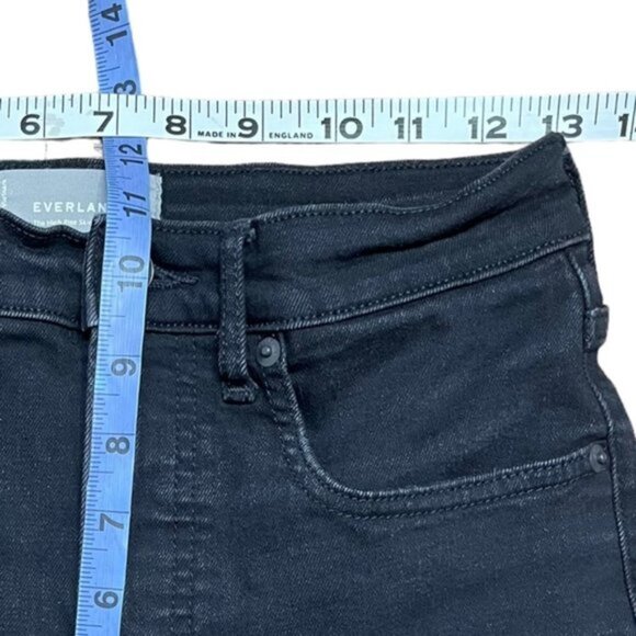 Everlane The High-Rise Skinny Jean in Black Women Size 28 Regular - Picture 6 of 12